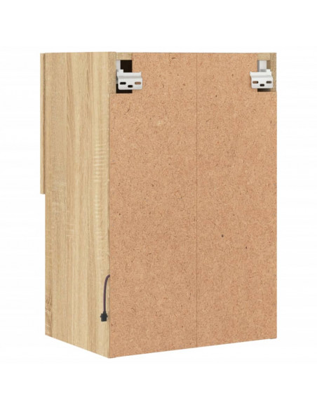 Mobile TV con Luci LED Rovere Sonoma 40,5x30x60 cm