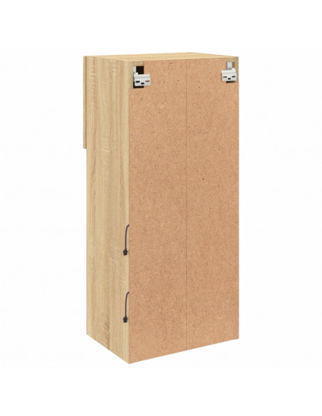Mobile TV con Luci LED Rovere Sonoma 40,5x30x90 cm