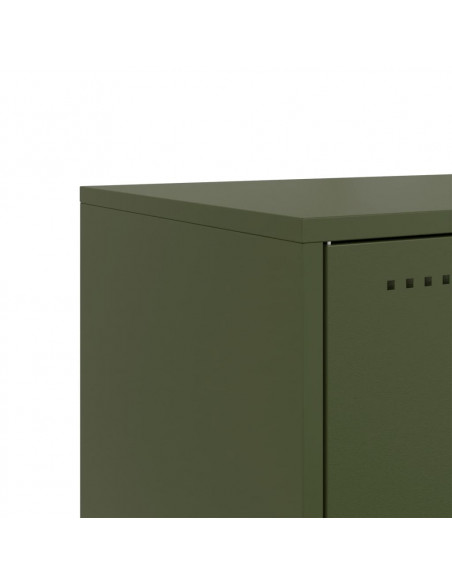 Mobile TV Giallo Senape 100,5x39x60,5 cm in Acciaio