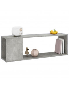 Mobile TV Grigio Cemento 100x24x32 cm in Truciolato