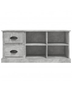 Mobile TV Grigio Cemento 102x35,5x47,5 cm in Legno Multistrato