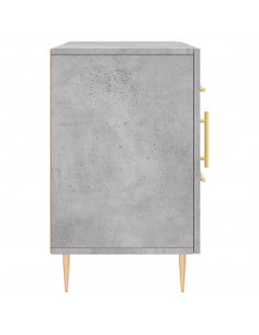 Credenza Grigio Cemento 100x36x60 cm in Legno Multistrato 2