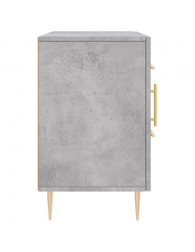 Credenza Grigio Cemento 100x36x60 cm in Legno Multistrato