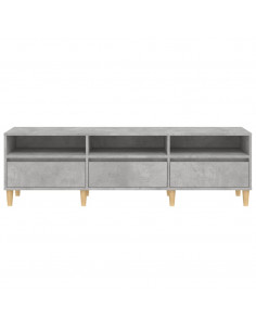 Mobile TV Grigio Cemento 150x30x44,5 cm Legno Multistrato