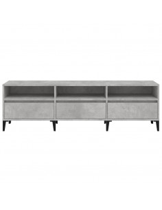 Mobile TV Grigio Cemento 150x30x44,5 cm Legno Multistrato