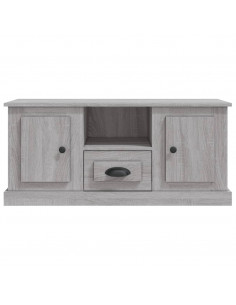 Mobile TV Grigio Sonoma 100x35,5x45 cm in Legno Multistrato