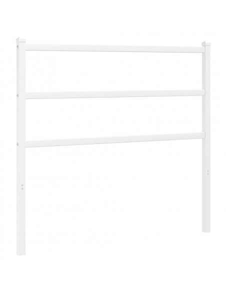Testiera in Metallo Bianco 107 cm