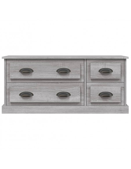 Mobile TV Grigio Sonoma 100x35,5x45 cm in Legno Multistrato