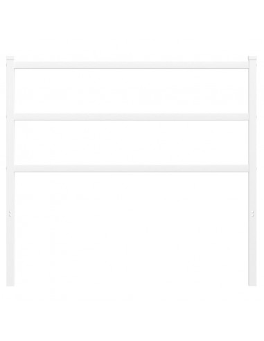 Testiera in Metallo Bianco 107 cm