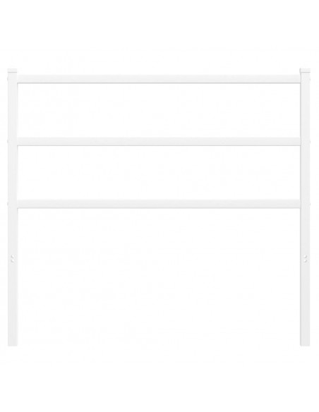 Testiera in Metallo Bianco 107 cm