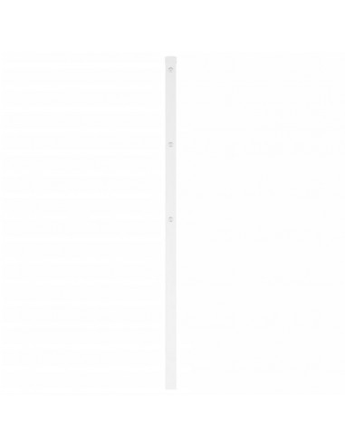 Testiera in Metallo Bianco 107 cm