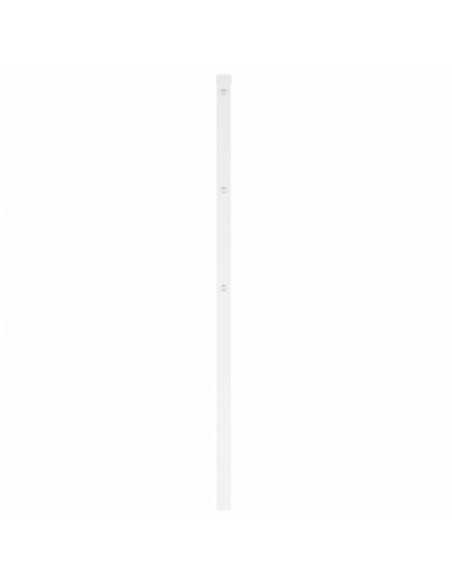 Testiera in Metallo Bianco 107 cm