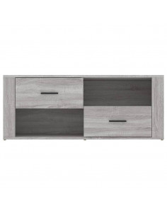 Mobile TV Grigio Sonoma 100x35x40 cm in Legno Multistrato