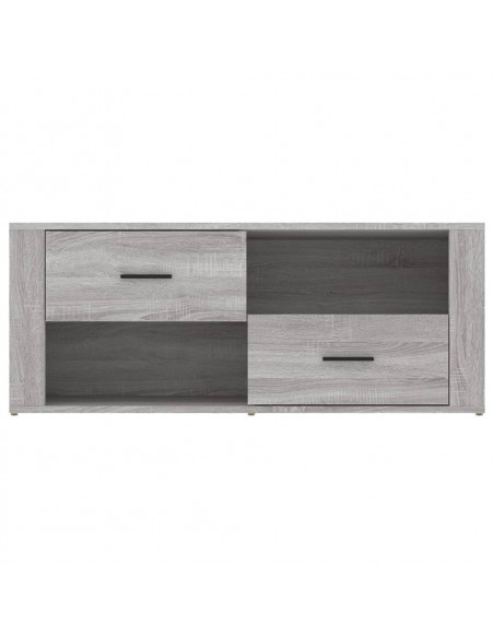 Mobile TV Grigio Sonoma 100x35x40 cm in Legno Multistrato