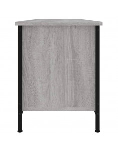 Mobile TV Grigio Sonoma 102x35x45 cm in Legno Multistrato