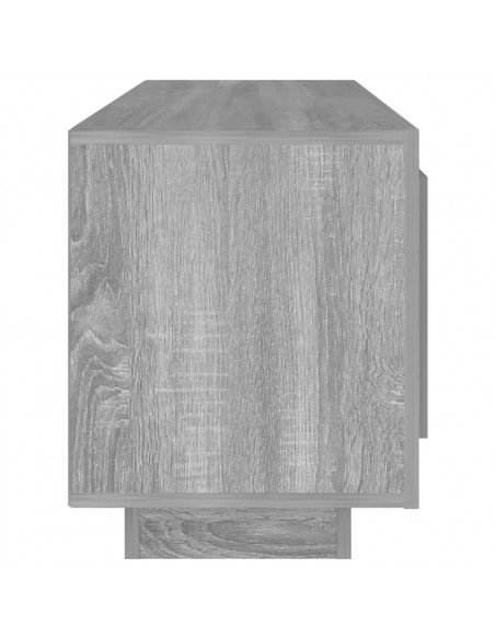 Mobile TV Grigio Sonoma 102x35x45 cm in Legno Multistrato