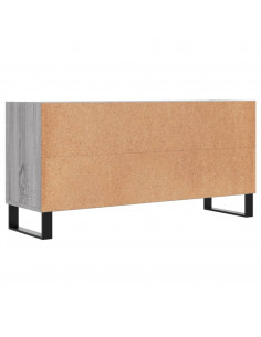 Mobile TV Grigio Sonoma 103,5x30x50 cm in Legno Multistrato