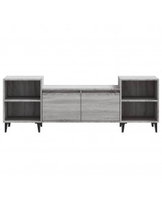 Mobile TV Grigio Sonoma 160x35x55 cm in Legno Multistrato
