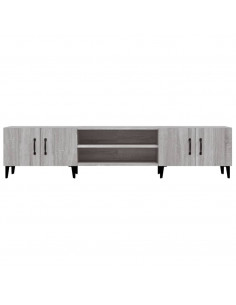 Mobile TV Grigio Sonoma 180x31,5x40 cm in Legno Multistrato