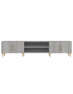 Mobile TV Grigio Sonoma 180x31,5x40 cm in Legno Multistrato