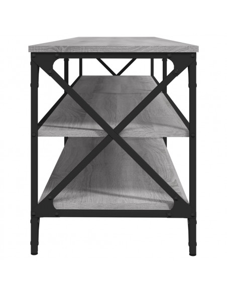 Mobile TV Grigio Sonoma 180x40x50 cm in Legno Multistrato