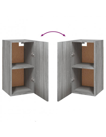 Mobile TV Grigio Sonoma 30,5x30x60 cm in Legno Multistrato