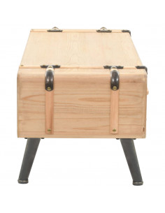 Mobile TV in Legno Massello di Abete 120x33x35 cm