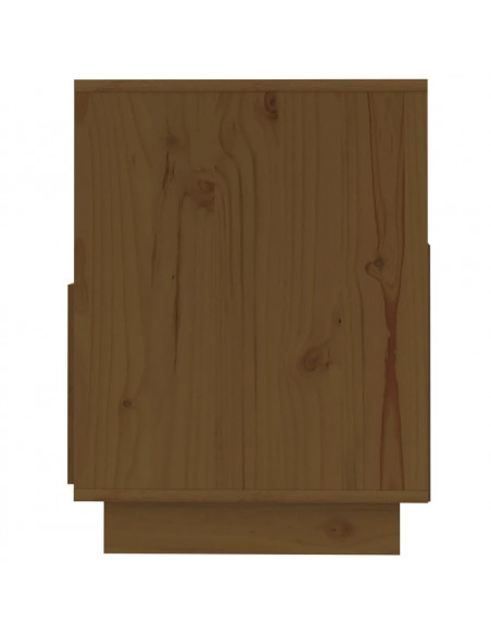 Mobile TV Marrone Miele 140x37x35 cm in Legno Massello di Pino