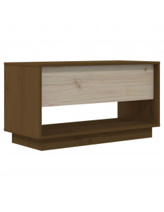 Mobile TV Miele 74x34x40 cm in Legno Massello di Pino