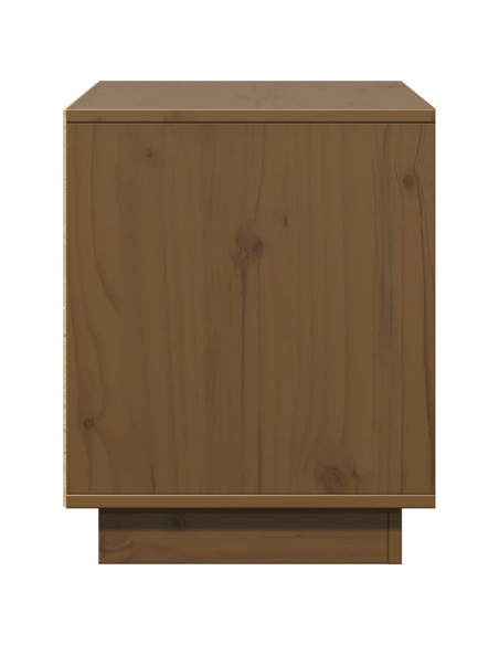 Mobile TV Miele 74x35x44 cm in Legno Massello di Pino