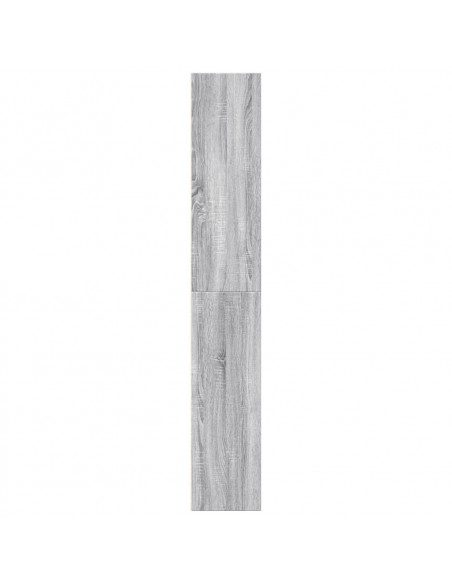 Libreria Grigio Sonoma 60x30x189 cm in Legno Multistrato