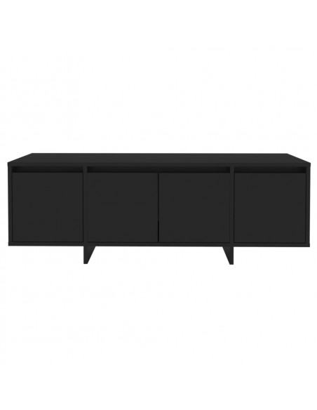Mobile TV Nero 120x30x40,5 cm in Truciolato