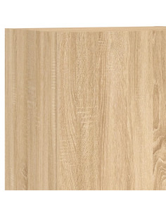 Mobile TV Parete Rovere Sonoma 40,5x30x102 cm Legno Multistrato