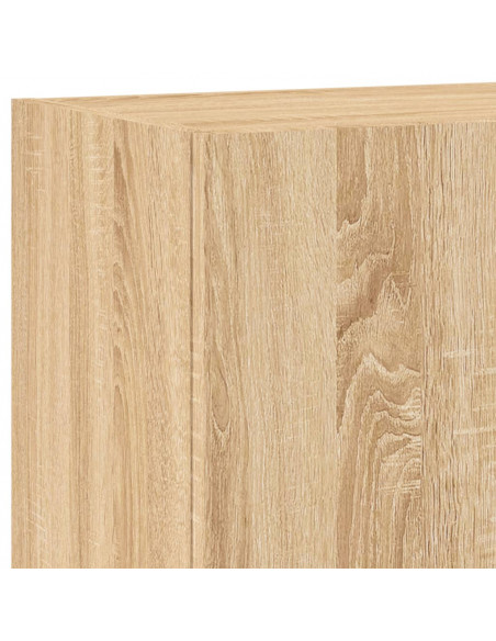 Mobile TV Parete Rovere Sonoma 40,5x30x90 cm Legno Multistrato