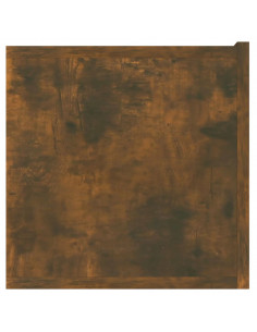 Mobile TV Pensile Rovere Fumo 60x30x30 cm in Legno Multistrato