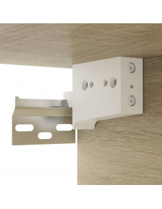 Mobile TV Pensile Rovere Sonoma 100x30x26,5cm Legno Multistrato