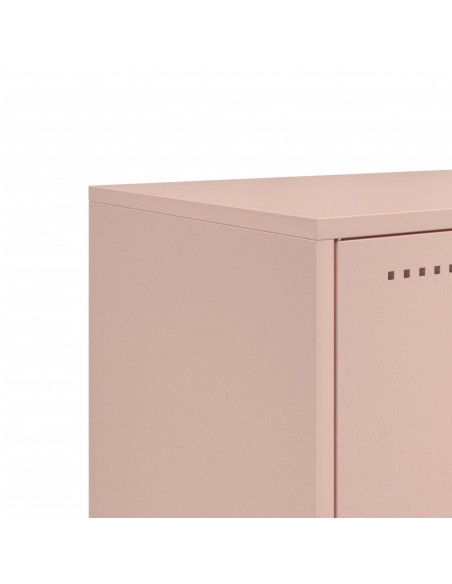 Mobile TV Rosa 100,5x39x60,5 cm in Acciaio