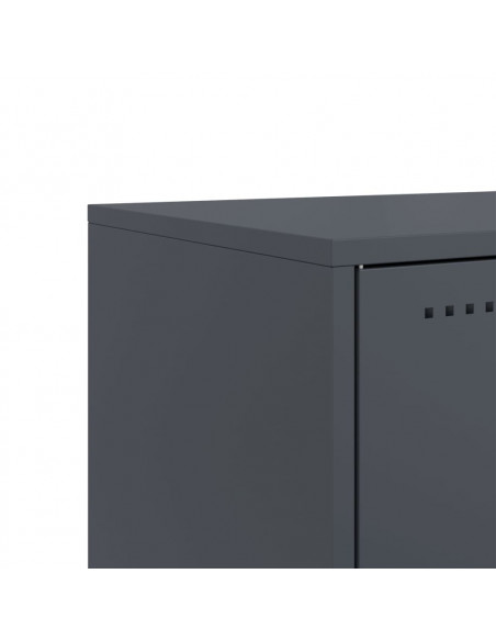 Mobile TV Rosa 100,5x39x60,5 cm in Acciaio