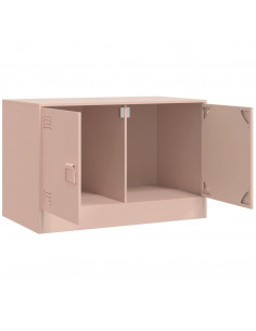 Mobile TV Rosso 67x39x44 cm in Acciaio