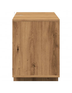 Mobile TV Rovere Artigianale 130x35x50 cm in Legno Multistrato