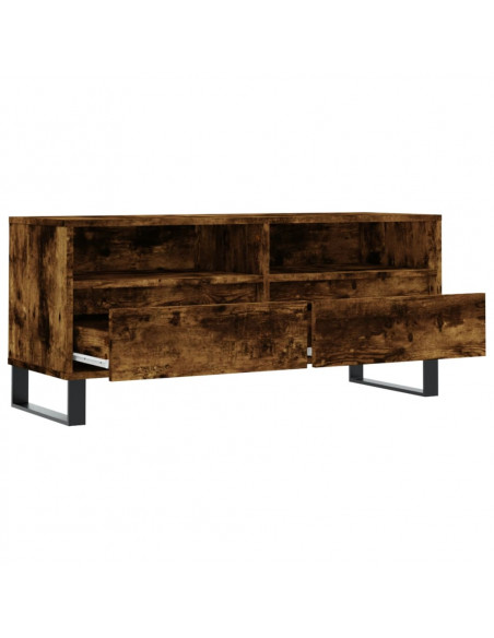 Mobile TV Rovere Fumo 100x34,5x44,5 cm in Legno Multistrato