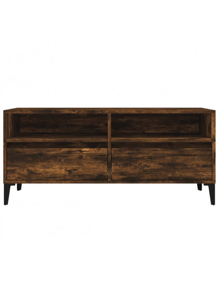 Mobile TV Rovere Fumo 100x34,5x44,5 cm in Legno Multistrato