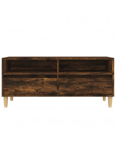 Mobile TV Rovere Fumo 100x34,5x44,5 cm in Legno Multistrato
