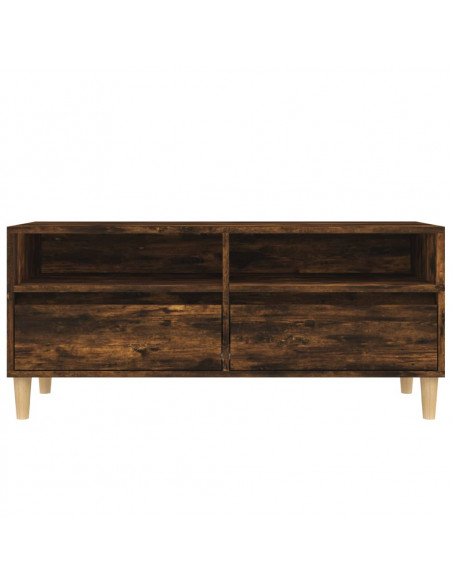 Mobile TV Rovere Fumo 100x34,5x44,5 cm in Legno Multistrato