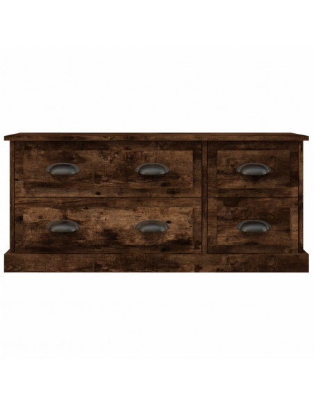 Mobile TV Rovere Fumo 100x35,5x45 cm in Legno Multistrato