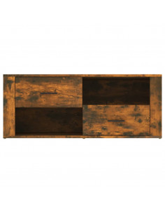 Mobile TV Rovere Fumo 100x35x40 cm in Legno Multistrato