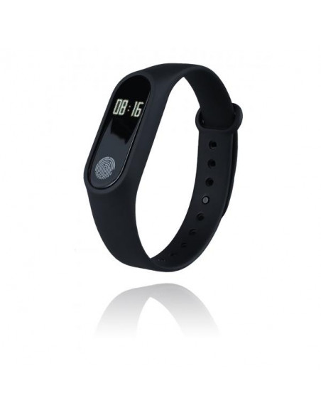 GOCLEVER SMART BAND MAXFIT BASIC OLED Braccialetto per rilevamento di attività 1,07 cm (0.42") IP67 Nero, Rosso