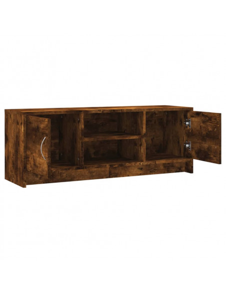 Mobile TV Rovere Fumo 102x30x37,5 cm in Legno Multistrato