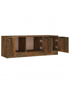 Mobile TV Rovere Fumo 102x35x36,5 cm in Legno Multistrato