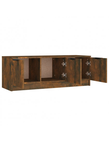 Mobile TV Rovere Fumo 102x35x36,5 cm in Legno Multistrato